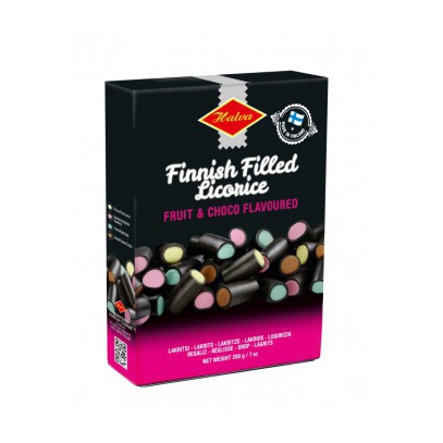 Halva Lakritz Box Frucht-Schoko 200g