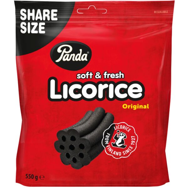 Panda Licorice Original soft & fresh 550g Panda Licorice Original soft & fresh 550g