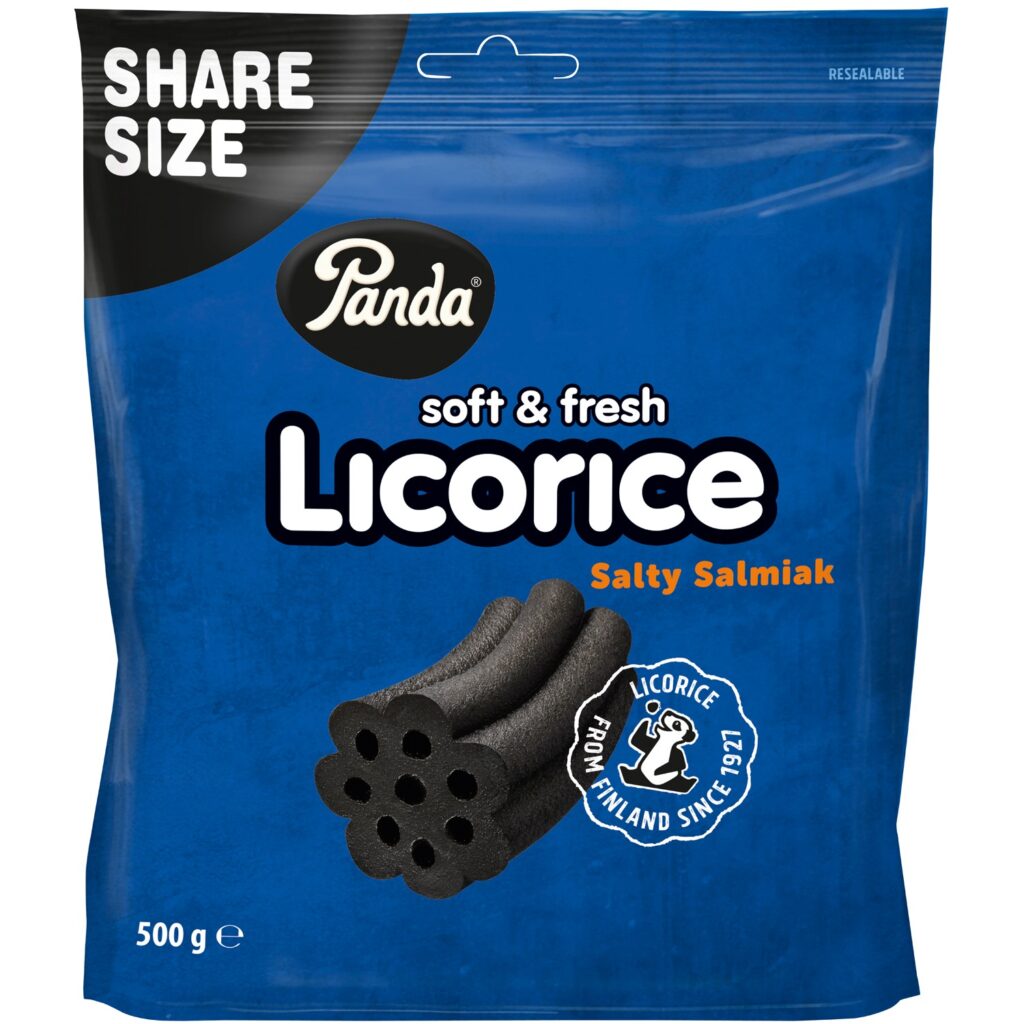 Panda Soft & Fresh Licorice Salty Salmiak 500g