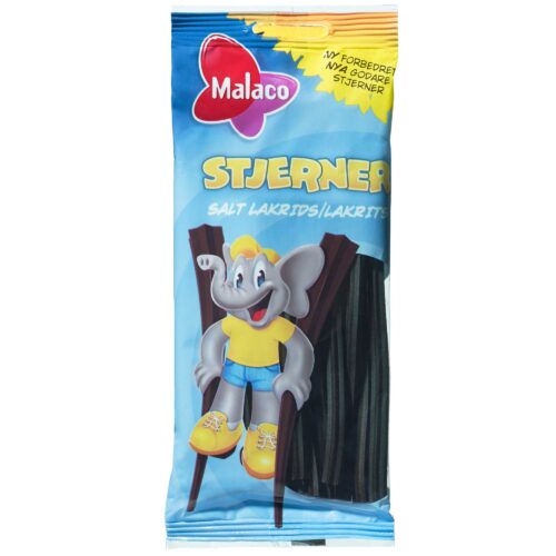 Malaco Stjerner Salt Lakrids 92g