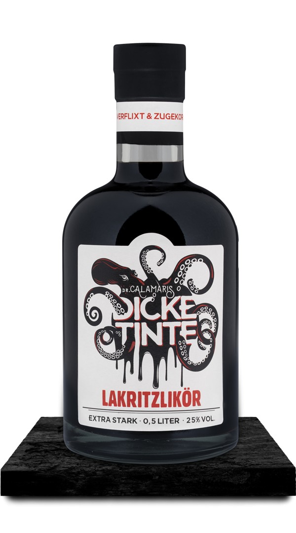 Dicke Tinte Lakritz Likör 25%
