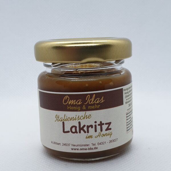 Italienische Lakritz in Honig