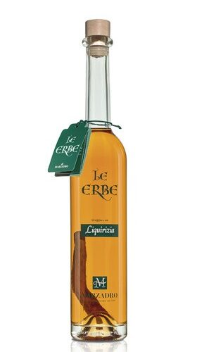 Le Erbe Lakritz Grappa aus Italien 0,5l