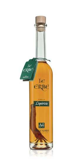 Le Erbe Lakritz Grappa aus Italien 0,5l Le Erbe Lakritz Grappa aus Italien 0,5l