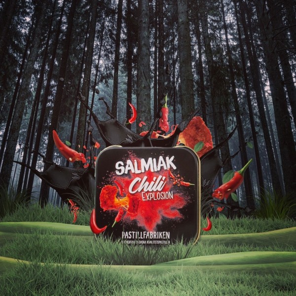 Pastillfabriken Salmiak-Chili 25g Pastillfabriken Salmiak-Chili 25g