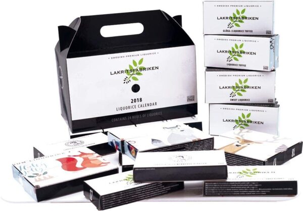 Lakritsfabriken Lakritz Adventskalender 720g Lakritsfabriken Lakritz Adventskalender 720g