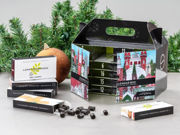 Lakritsfabriken Lakritz Adventskalender 720g Lakritsfabriken Lakritz Adventskalender 720g