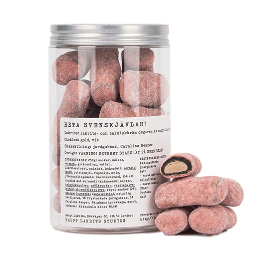 Haupt Lakrits Heta Svenskjävlar 250g Haupt Lakrits Heta Svenskjävlar 250g