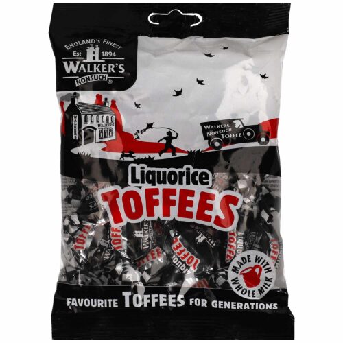 Walkers Liquorice Toffees 150g Walkers Liquorice Toffees 150g