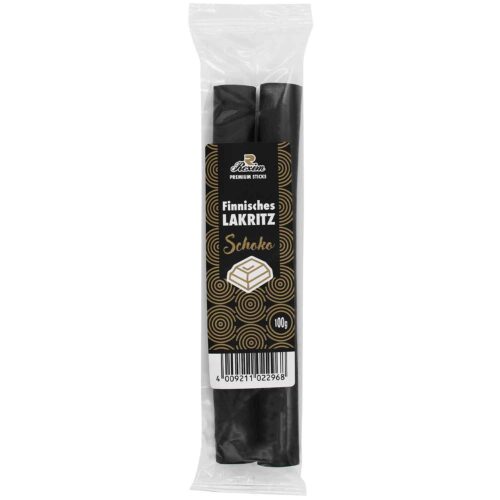 Premium Finnisches Lakritz Schoko Sticks 100g