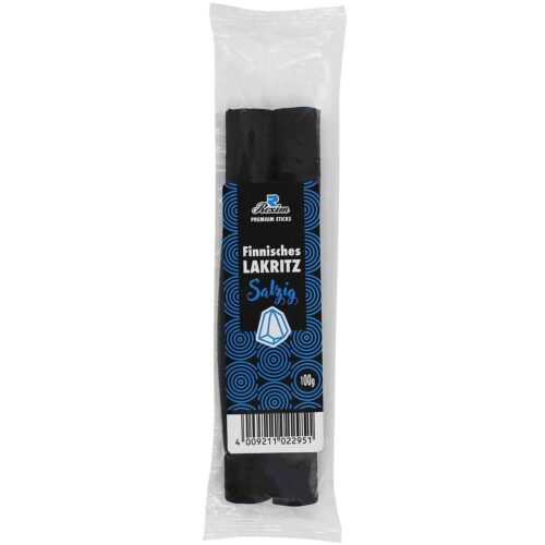 Premium Finnisches Lakritz Salzig Sticks 100g Premium Finnisches Lakritz Salzig Sticks 100g