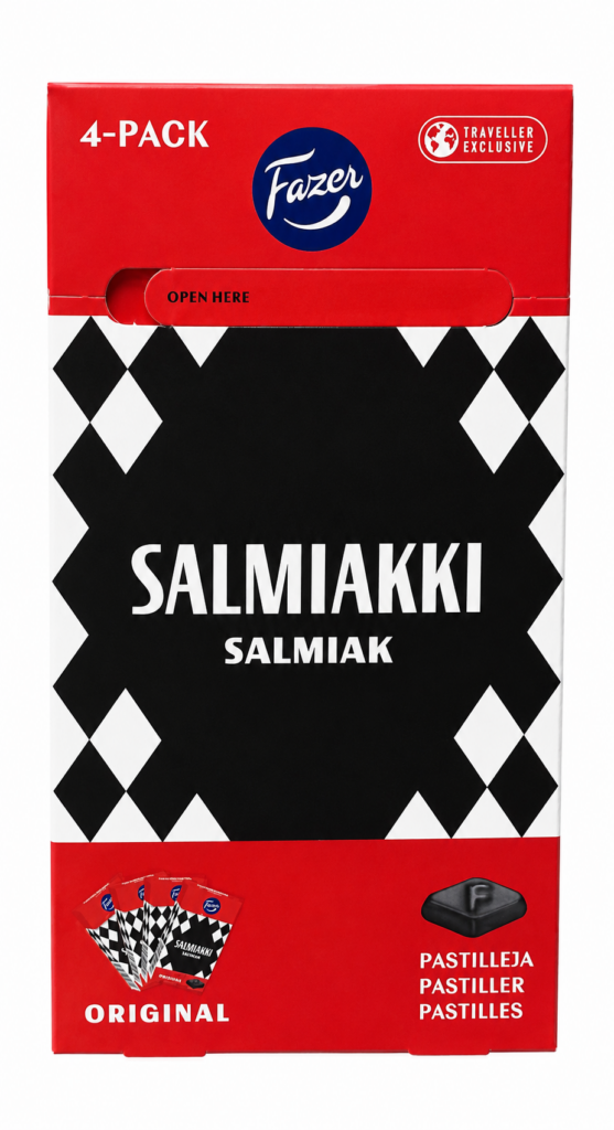 Fazer Salmiakki Pastillen 4er Pack